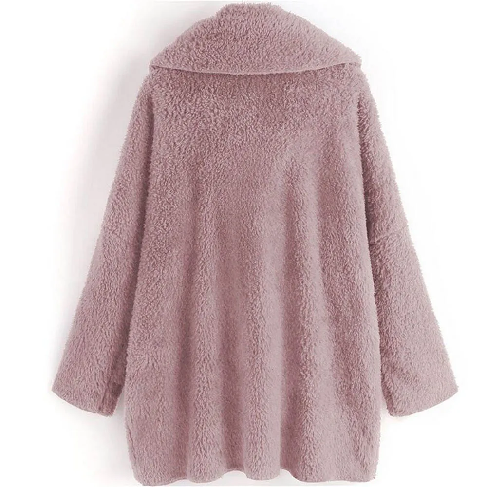 Najtaniej Kobieta Teddy swetry Plus rozmiar Sherpa bluza polarowa ponadgabarytowych 5XL kobiety zima szata 2019 Sherpa puszyste swetry