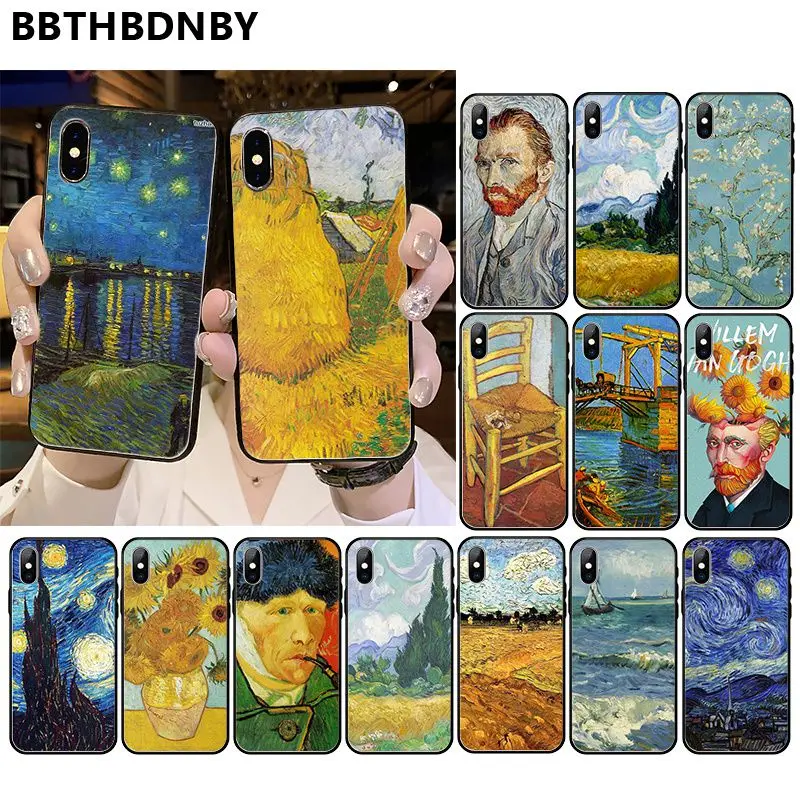 Phone Case Vincent Van Gogh DIY Painted Beautiful for iPhone 11 pro XS MAX 8 7 6 6S Plus X 5 5S SE XR case |