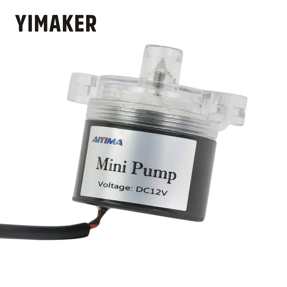 Микро Бесщеточный Водяной насос YIMAKER 3301 DC6V 12V 3M 5L/min бесшумные маленькие насосы для