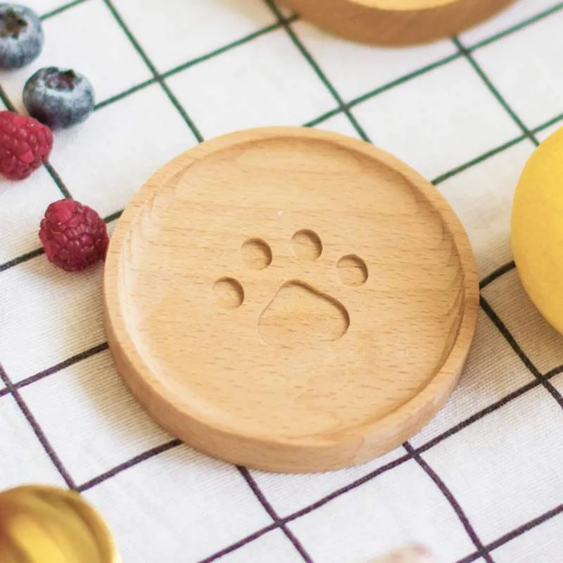 Деревянный подстаканник бытовой твердый деревянный изоляционный коврик анти-горячий Настольный декоративный коврик нескользящий Настольный коврик
