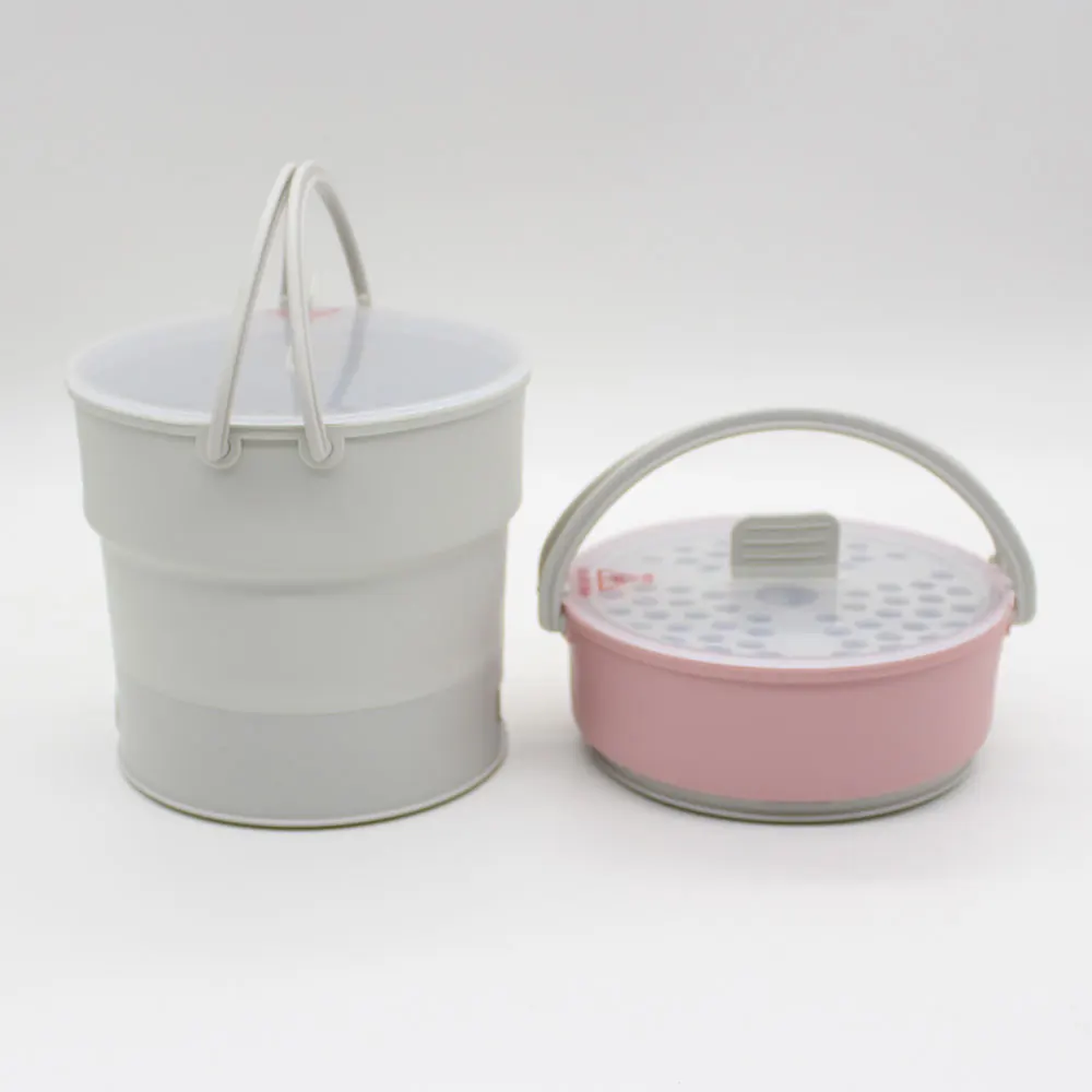 Portable Collapsible Electric Skillet Kettle Multifunctional Cooker Steamer Boil water