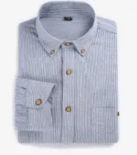 

Free ShippingMen's wear 2018 winter new warm and casual long sleeve men's shirts with velvet stripes