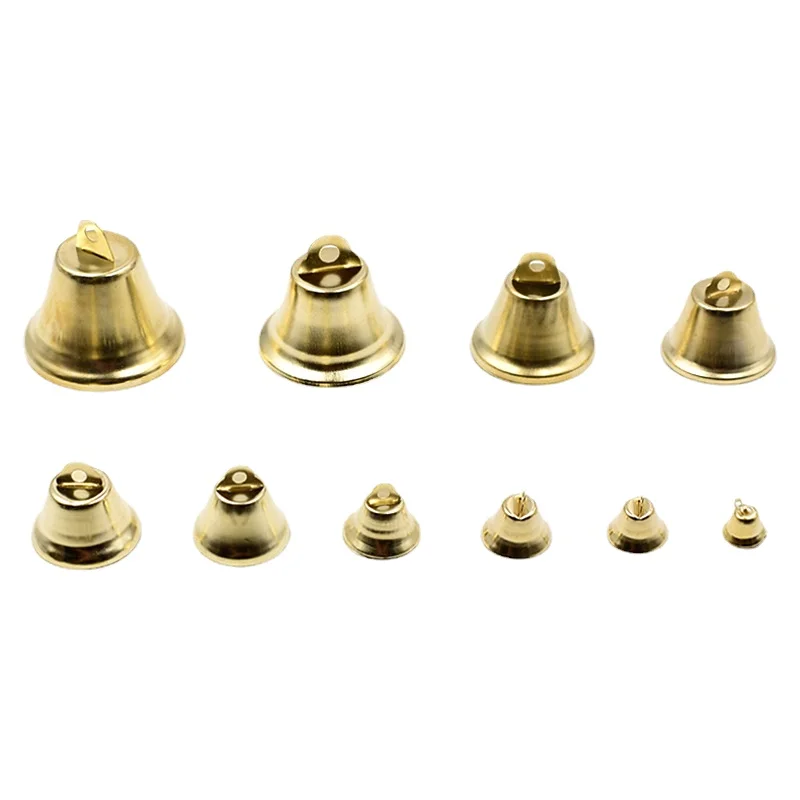 20 Campanas De Navidad Moradas, Campanas Redondas De Metal, 40 Mm