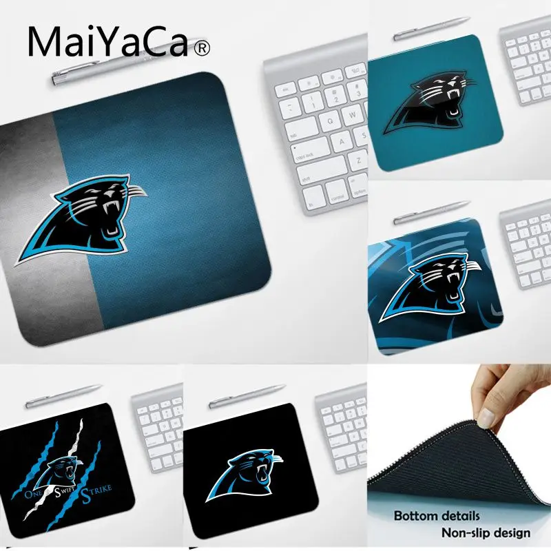 MaiYaCa высокое качество Carolina the Panthers заказной Ноутбук игровой коврик для мыши Лидер продаж подставка под руку мышь