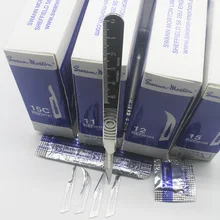 Swann morton Hoja quirúrgica de acero al carbono para teléfono móvil, película protectora, Cable de huellas dactilares, reparación de PCB, herramientas de corte DIY