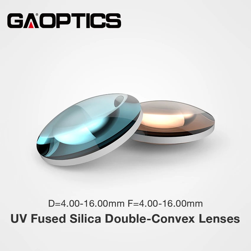UV Fused Silica Quartz Glass Optical double convex Lens With AR Coating for telescope lens Dia