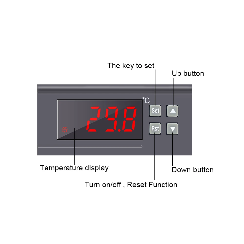 Kt8230-30 300300c digital controlador de temperatura 220v