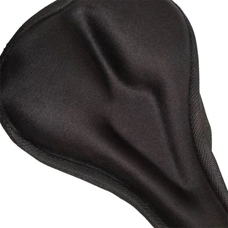 Grande Housse De Siège Vélo Confortable C6 - Gel Et Mousse Mémoire - Large Noir