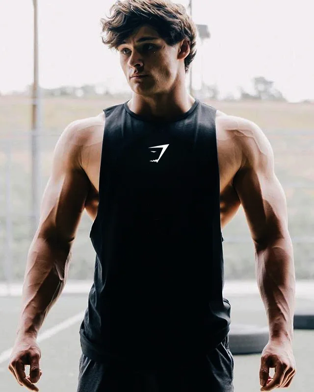

New Men Compression Vest Muscle Cotton Running Quick Dry Breathable Vest Summer New Men's Fitness Sleeveless Shirt Men Tank Top