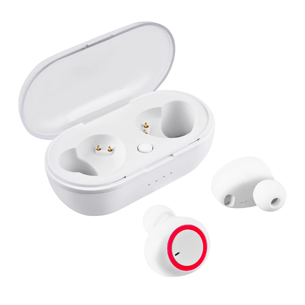 White-Red Kebidu TWS Bluetooth 5,0 наушники бас гарнитура с микрофоном мобильный телефон игровые гарнитуры для Xiaomi Airdots iPhone samsung - Цвет: White-Red