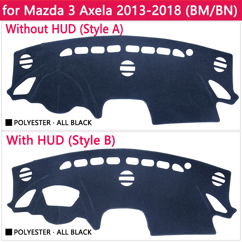 Для Mazda 3 BM BN 2013~ Axela Противоскользящий коврик для приборной панели Защита от солнца Dashmat автомобильные аксессуары для Mazda 3