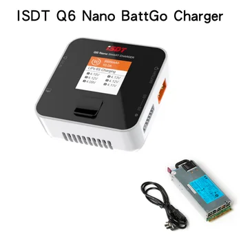 

ISDT Q6 Nano BattGo 200W 8A Colorful Balance Charger discharger With 460W Power Supply for Gaoneng Lipo Battery for RC Drone