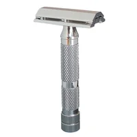 Dscosmetic S9  parallel head 316L stainless steel double edge safety razor 1