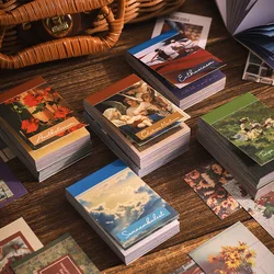 Life Scenery Collection Aesthetic Stickers Color Paper Diary Scrapbooking Accessories Sticker Flakes School Supplies 50PCS