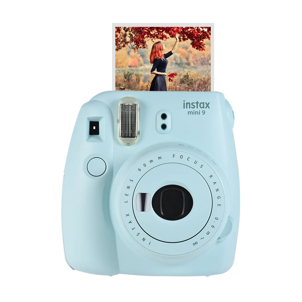 Фотокамера моментальной печати Fujifilm Instax Mini 9 с зеркалом для селфи и датчиком на светильник