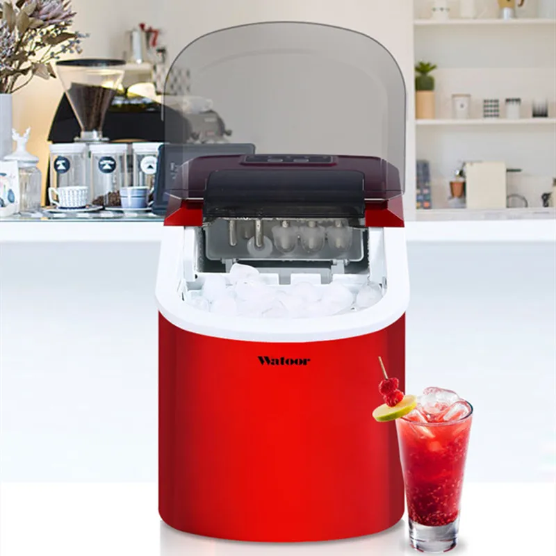 

Mini Automatic Electric Ice Maker Portable Bullet Round Block Ice Cube Making Machine Small Bar Coffee Shop 15kgs/24H