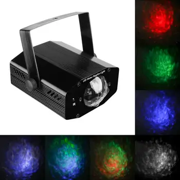 

RGB LED Water Wave Ripple Effect Stage Light Remote Control Laser Projector Lamp Xmas Disco DJ Show Event Party Birthday Lights
