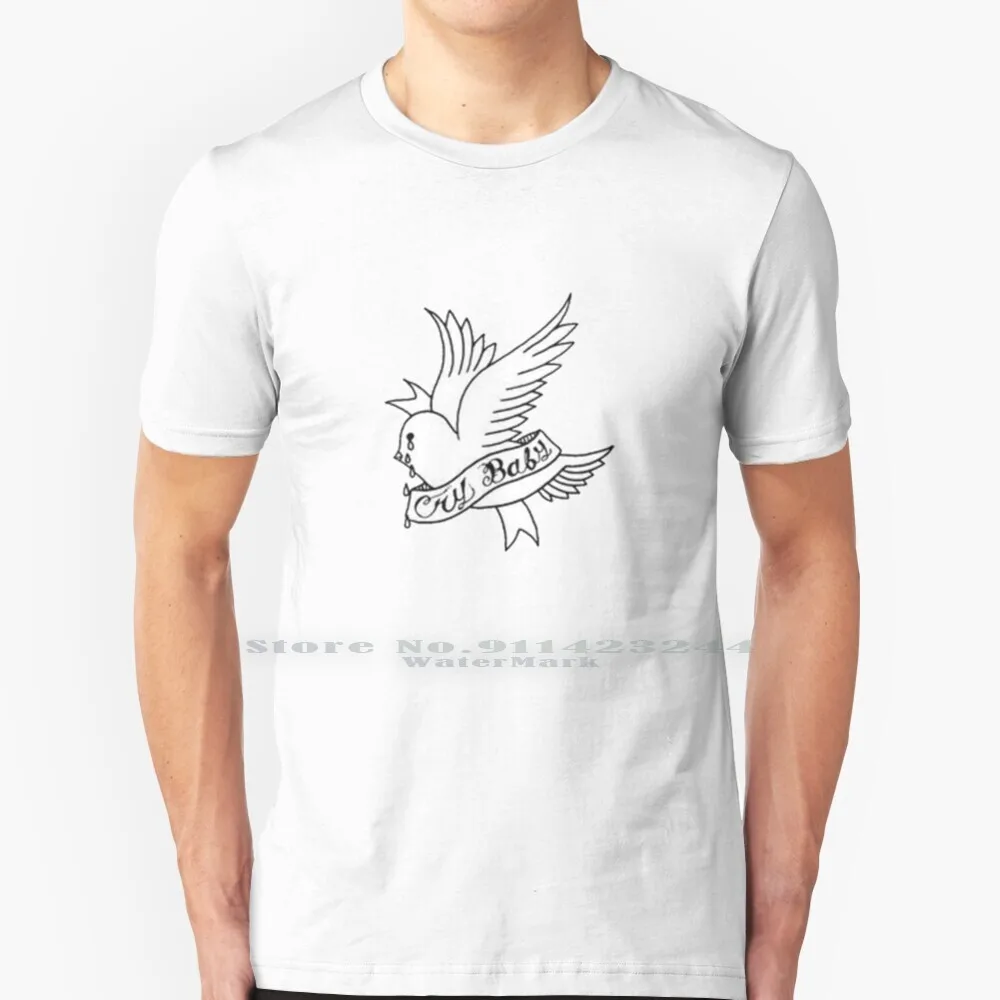 Cry Baby Tattoo Lil Peep T Shirt Cotton 6Xl Everybodys Everything Lil Peep Crybaby Lil Peep Texts Lil Peep Music Lil Peep Star