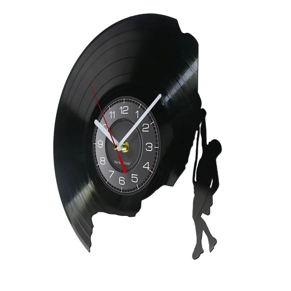 Details about   LED Vinyl Clock Climbing LED Wall Art Decor Clock Original Gift 5238 