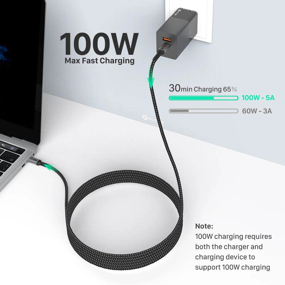 iphone 20w chargeur rapide plug et câble 6.5ft avec usb c à câble Lightning  pour iphone 13 pro max