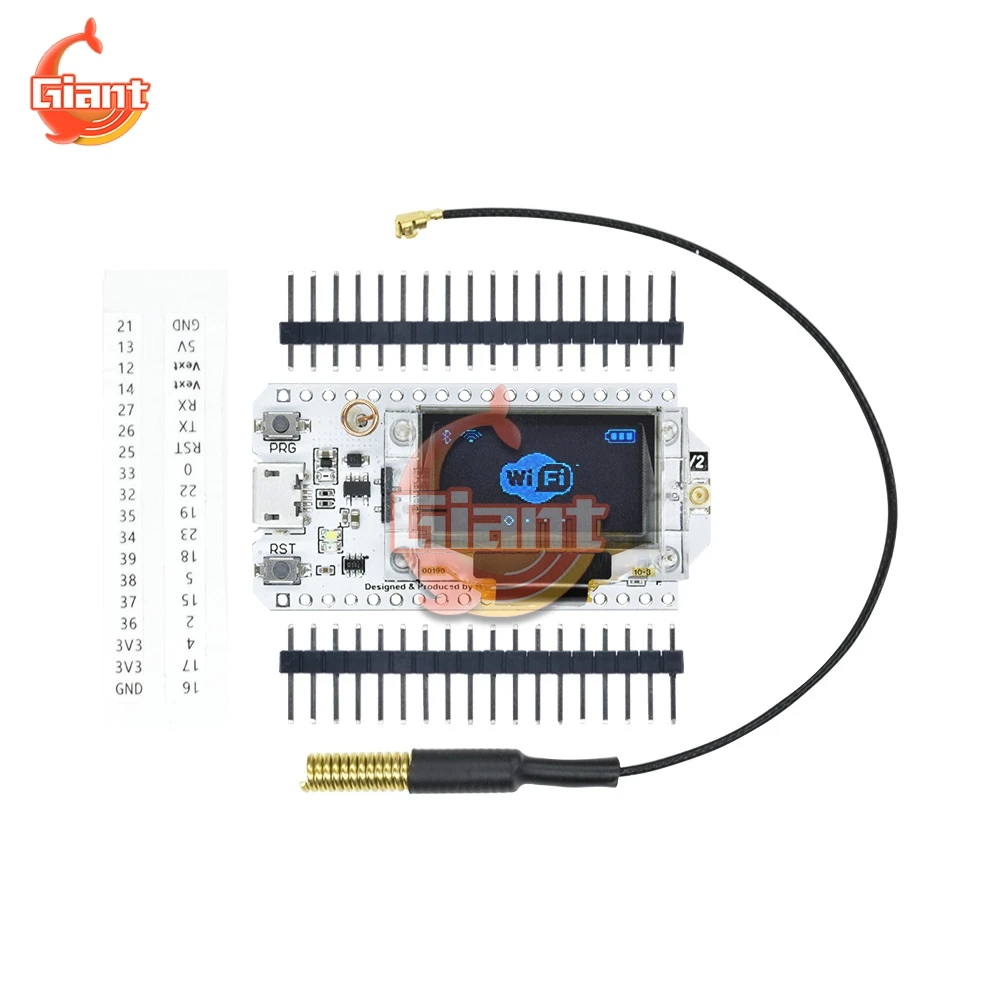 Новый цифровой дисплей Bluetooth WIFI Набор 32 модуль CP2102 интернет Девелопмент SX1278 ESP32 0 96