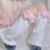 Японский Стиль Harajuku Девушки Сладкий Розовый Лук Ноги Теплые Носки Лолита Милые Зимние Бархатные Ноги Теплые Носки
