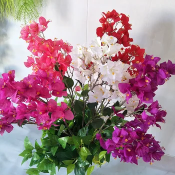 

Flone Artificial flower Bougainvillea Bouquet for wedding flowers home Decoration accessories decorative floral