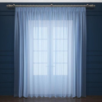 

Solid tulle 290x260 cm, blue