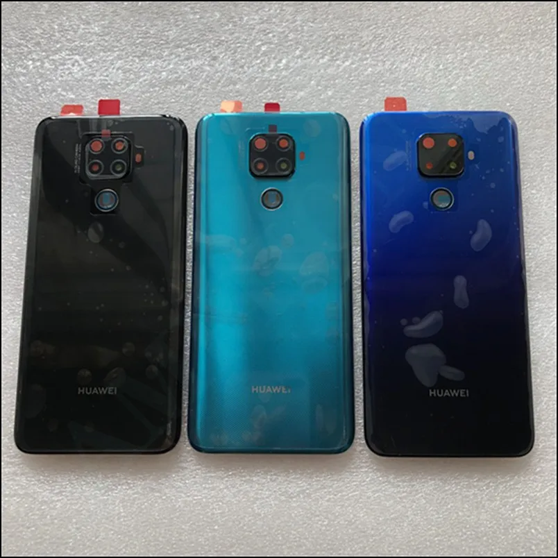 Оригинальная задняя крышка из закаленного стекла для huawei mate 30 Lite/Nova 5i Pro, запасные части, задняя крышка для батареи, корпус+ рамка для камеры
