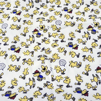 

ZENGIA 50*148cm Japanese Dog Cotton Thin Canvas Fabric For Patchwork Sewing Diy Tablecloth/Bag/ Sofa Cover/Curtain