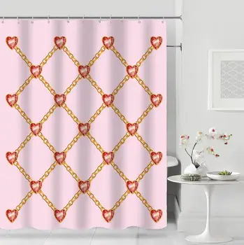 

MTMETY Modern simple style shower curtains polyester fabric waterproof bath curtain set bathroom decoration screen washable