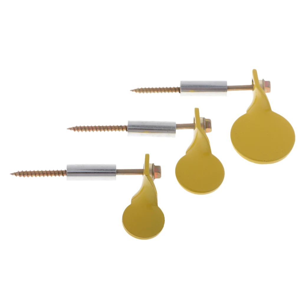 6pcs Metal Shooting Target Spinner Plinking Target for Installing on Tree 6pcs Metal Shooting Target Spinner Plinking Target for Installing on Tree