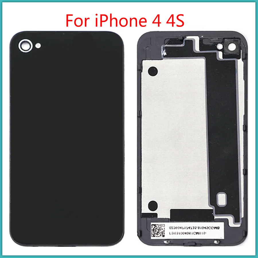 Абсолютно новый для Iphone 4 4s задняя крышка батарейного отсека стекло двери + Задняя