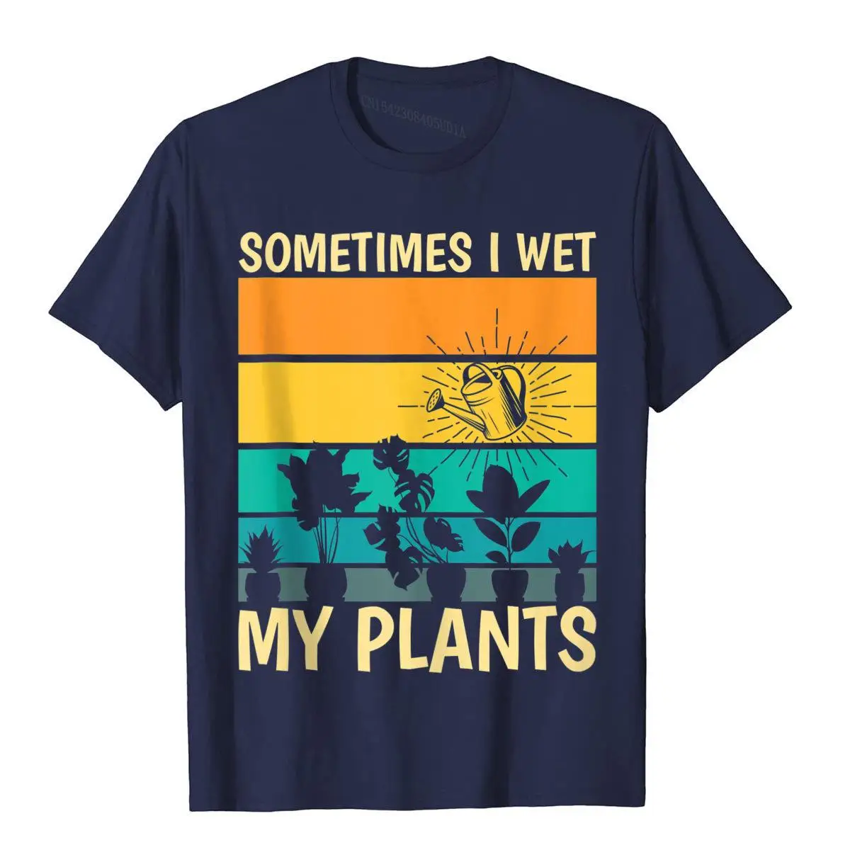 Sometimes I Wet My Plants Funny Nature Gardening Gardener Tank Top__B9381navy