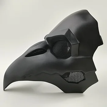 

Overwatch PVC OW Punk Mask Crow Reaper Nevermore Skin Masks Reaper Plague Doctor Mask Birds Beak Long Nose Punk Crow Retro Rock
