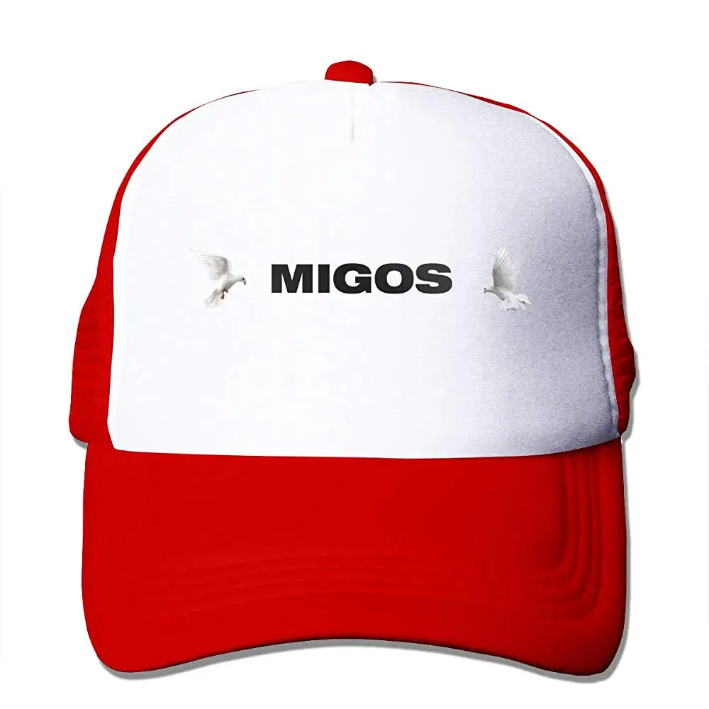 Логотип Migos, Регулируемый логотип музыкальной группы, Кепка-Дальнобойщик, бейсболка в сетку, Черная кепка для подростков и взрослых
