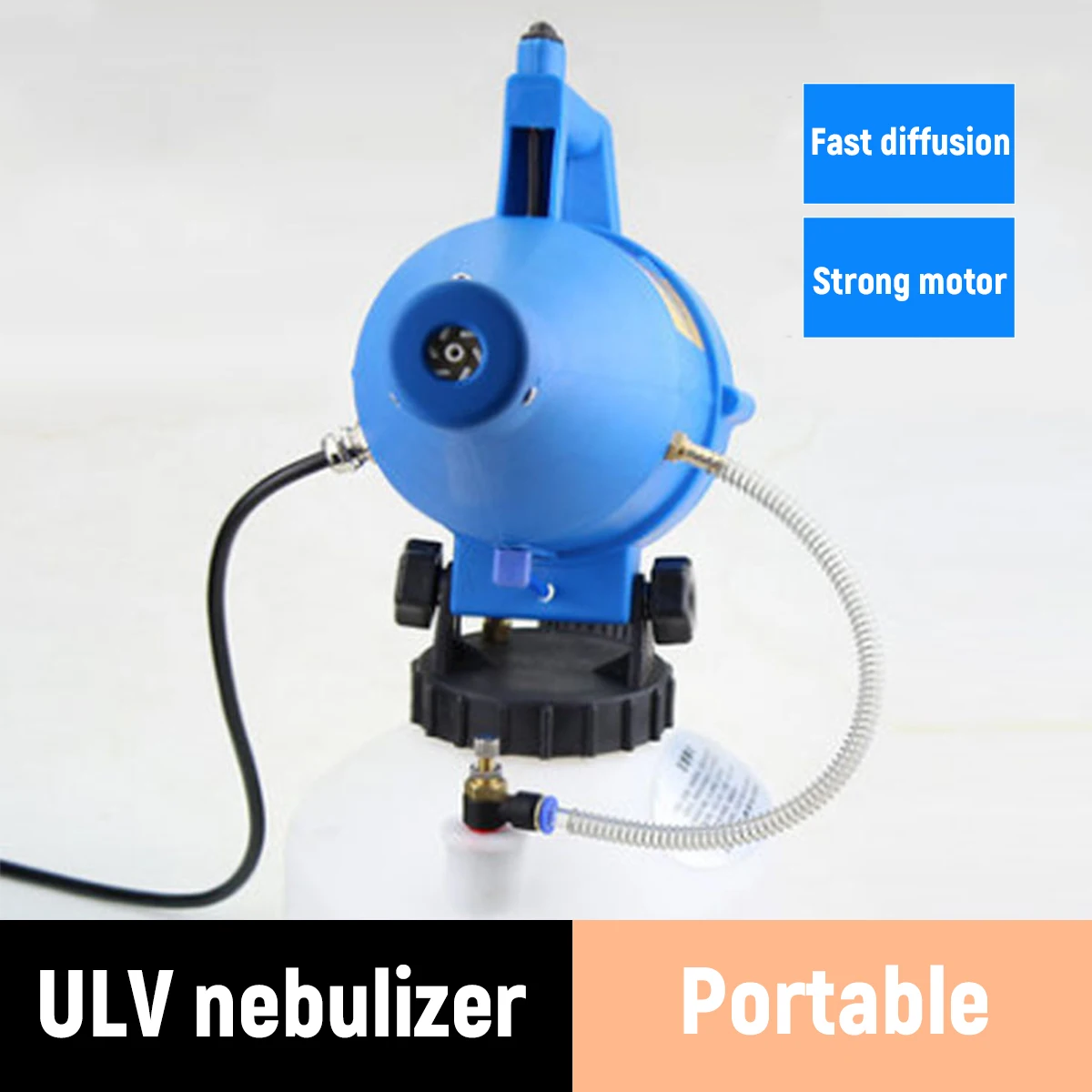 Electric ULV Fogger Portable Ultra-Low Volume Atomizer Sprayer Fine Mist Blower Pesticide Nebulizer 4.5L Insecticide Nebulizer