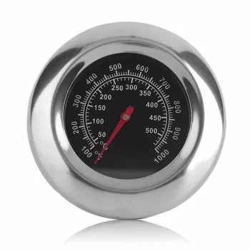 

Stainless Steel Barbecue BBQ Grill Thermometer Temp Gauge Outdoor Camping Cook Food Tool oven thermometer Kitchen Dining Tools
