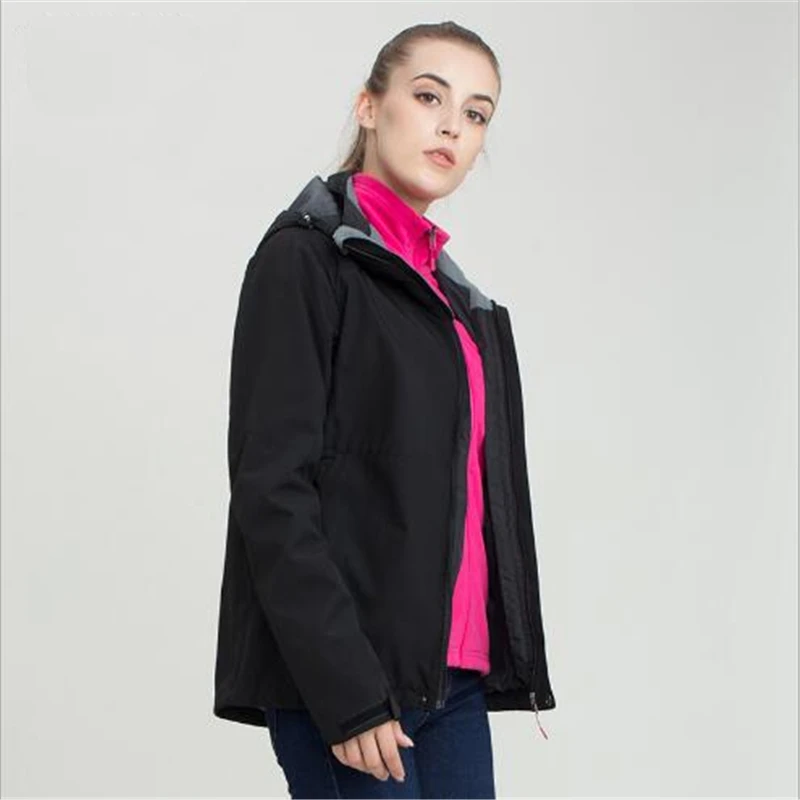 New winter men Outdoor Camping Hiking Jacket 2 Pcs 9 Colors Size M - 4XL High Quality Clothes Outdoor windbreaker Windproof coat