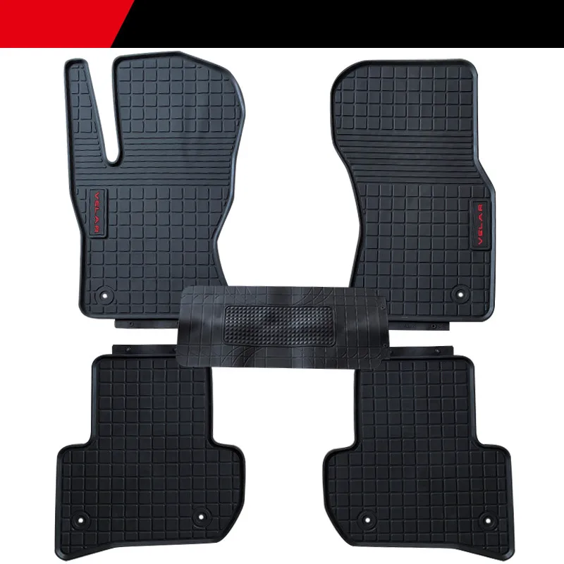 

Special Rubber Car Floor Mats for Land Rover Velar No Odor Waterproof Carpets