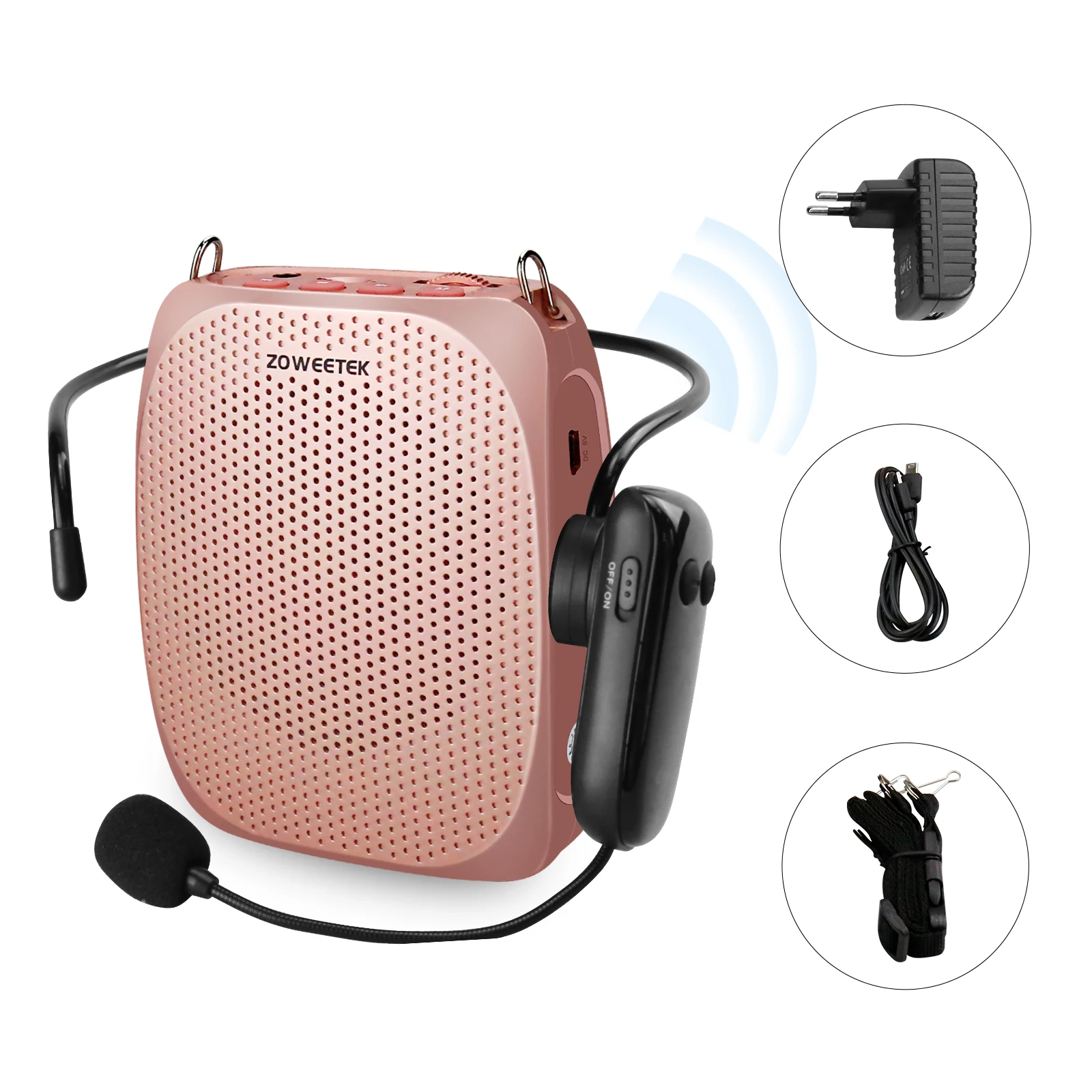 Zoweetek الأصلي اللاسلكية المحمولة UHF مكبر صوت صغ...