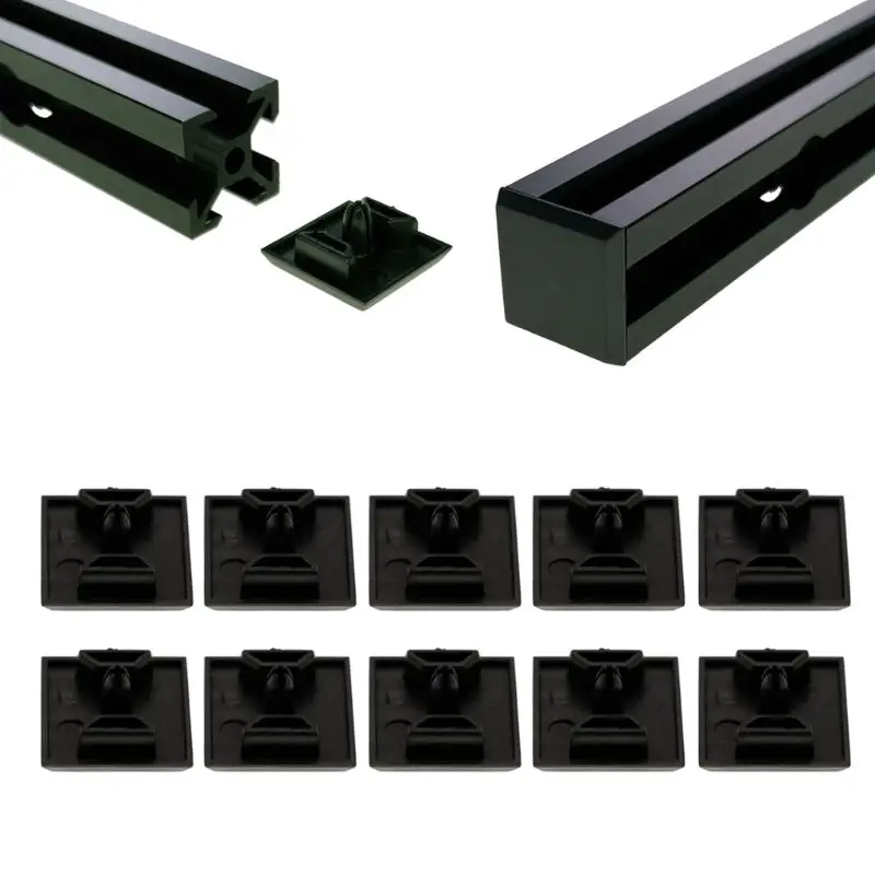 

10pcs Aluminum Profile End Cap 2020 Plastic End Cap Cover Plate for EU Profile