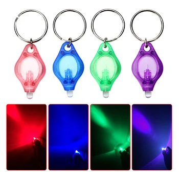 

LED Torch Flashlight 1 Set / 5pcs Finger Keychain Light Blue/Green/Red/Purple Lamp Dark Areas Camping Hunting Hiking Gift Games