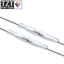 10 pces n/o reed interruptor magnético 2*14mm normalmente aberto interruptor de indução magnética para arduino