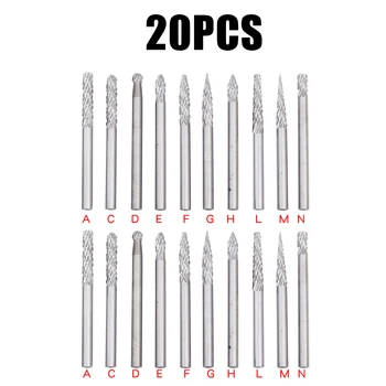 

Aviation Rotary Burr Automobile Ship Rotary tools Workshop Cutting 20pcs