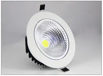 

10pcs Led Downlight Light Cob Ceiling Spot Light 3w 5w 7w 12w 85-265v Ceiling Recessed Lights Indoor Lighting
