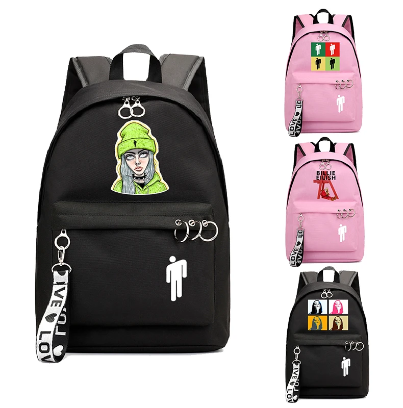 

Cute Backpack Women Billie Eilish Backpack Bookbag Korean Backpack Kids School Bags for Girls Travel Backpack Laptop Bag Pack