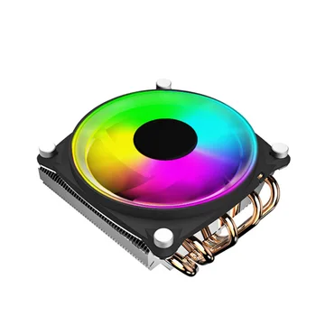 

Colorful Light RGB LED Low Noise Easy Install CPU Fan Down Pressure Radiator Heatsink Desktop Computer Accessories 5 Heatpipes