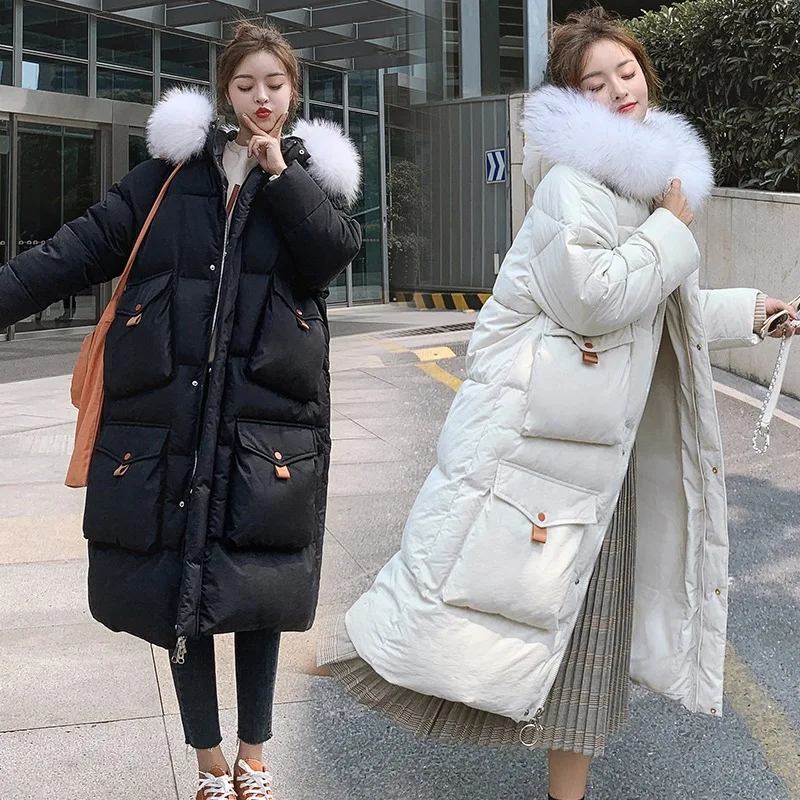 

Down Jacket Women's Dongdaemun 2019 New Style Winter Korean-style Mid-length Loose And Plus-sized Cotton-padded Clothes Students