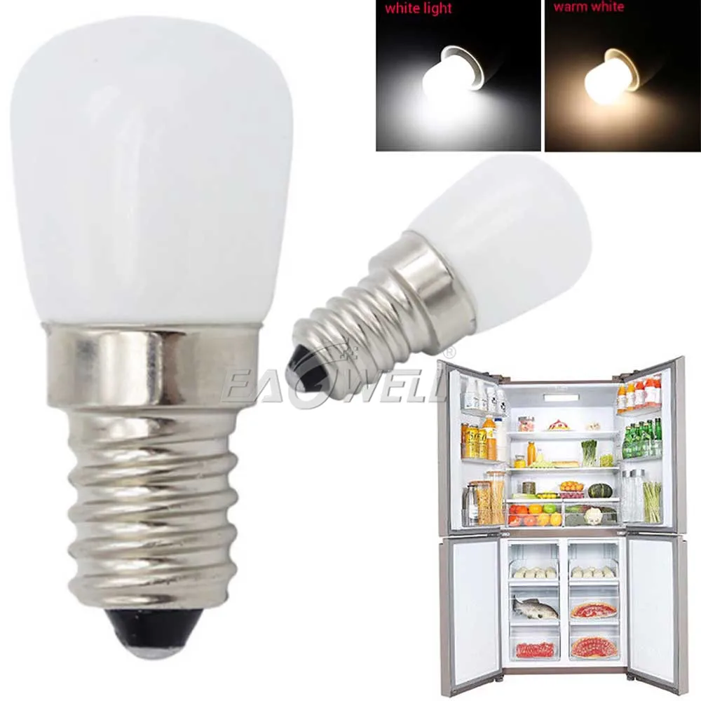 

E14 SMD2835 3W Mini Refrigerator 6LED Spotlight Bulb Interior Fridge Freezer Lamps Glass Bulb 220V-240V Warm/Cold White 270LM